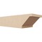 Ekena Millwork 6in. W x 4in. H x 16in. L Burlington Woodgrain TimberThane Rafter Tail, Primed Tan RFTUR06X04X16BURRCPR - alternate 1